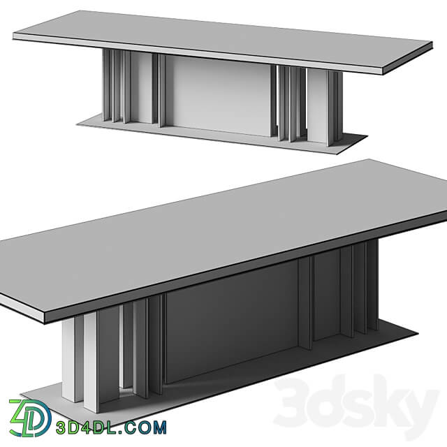 Promemoria NILA dining table 3D Models