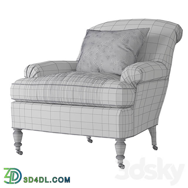 Hollywood at home Peter Dunham MC Armchair 3D Models