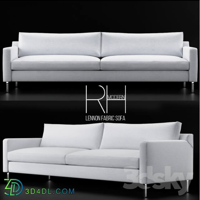 RH LENNON FABRIC SOFA