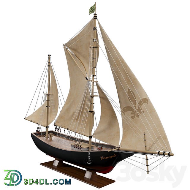 Decorative ship model Other decorative objects 3D Models