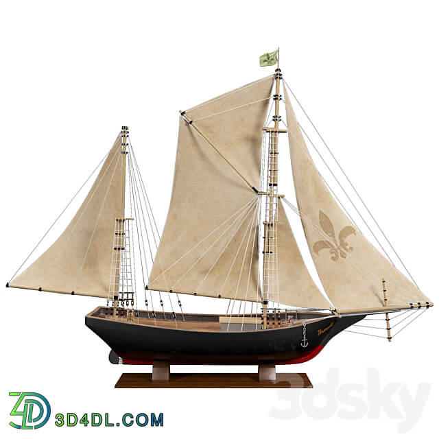 Decorative ship model Other decorative objects 3D Models