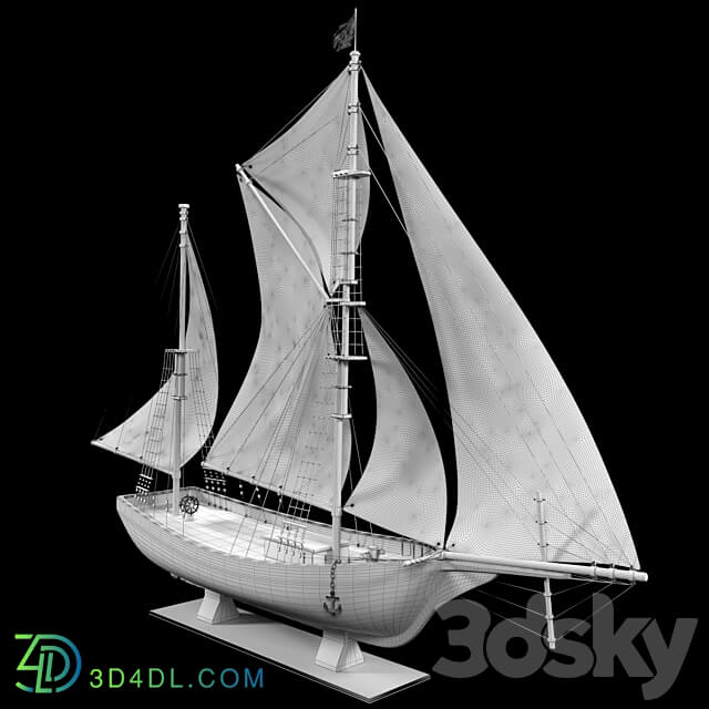 Decorative ship model Other decorative objects 3D Models