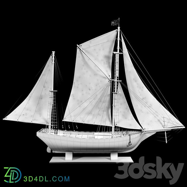 Decorative ship model Other decorative objects 3D Models