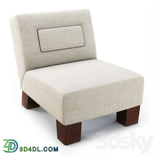 Bruno Moinard San Francisco easy chair 3D Models