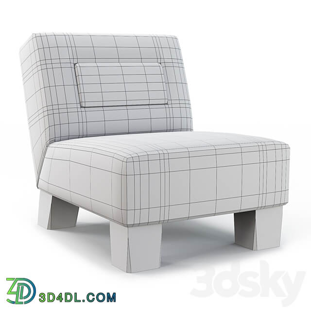 Bruno Moinard San Francisco easy chair 3D Models