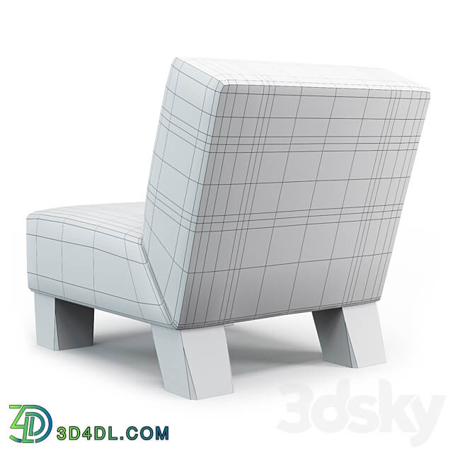 Bruno Moinard San Francisco easy chair 3D Models