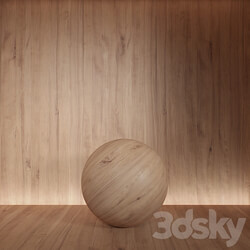 Cedar tree. Seamless wood material 3D Models 