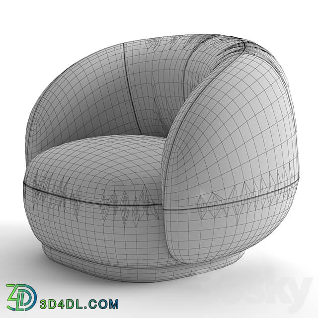 Tacchini Julep Armchair 3D Models