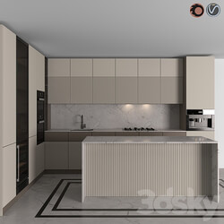 Kitchen Modern 06 Corner Kitchen Kitchen 3D Models 