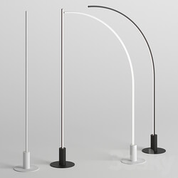 Floor Line and Floor c line floor lamps from Forstlight 3D Models 