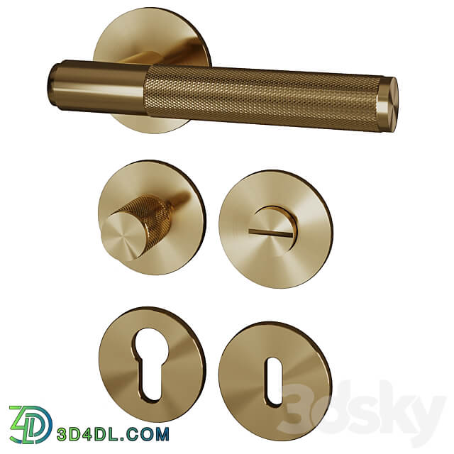 Buster Punch CROSS DOOR HANDLE KEY LOCK 1 Miscellaneous 3D Models