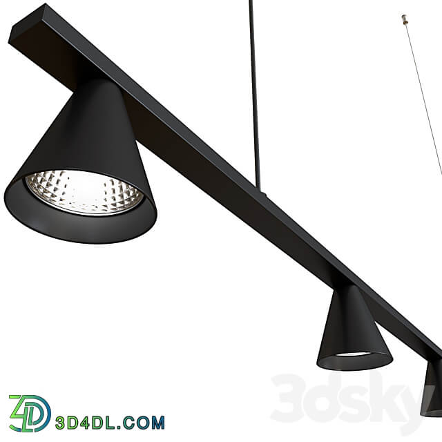 Pendant lamp Aromas LYB 5 Light LED Pendant light 3D Models