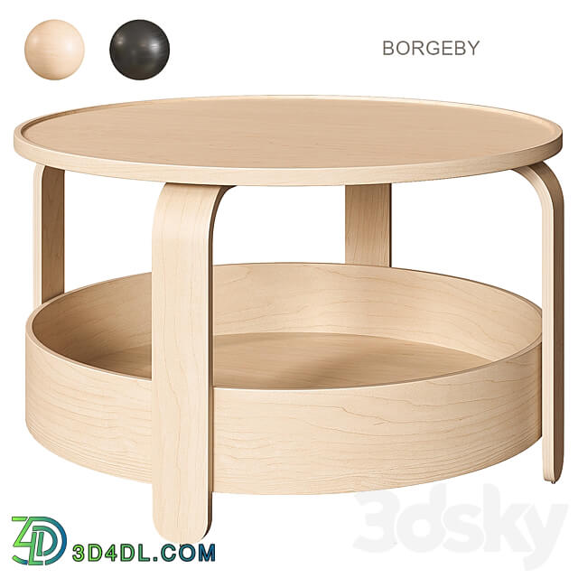 IKEA BORGEBY Coffee table 3D Models