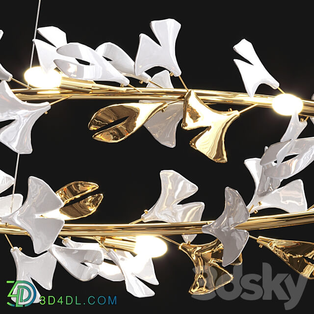 Cosmo Flower Chandelier 80 Pendant light 3D Models