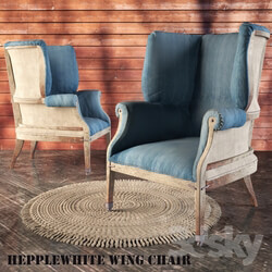 HEPPLEWHITE WING CHAIR 