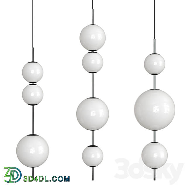 Beads Pendant light 3D Models