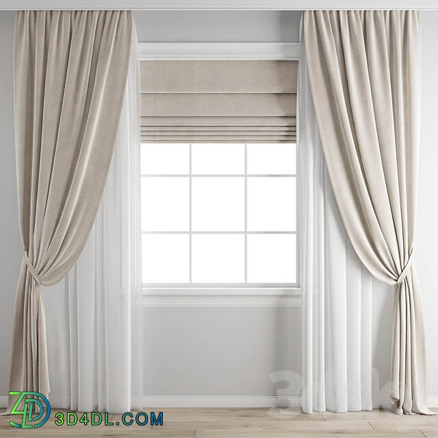 Curtain 421 3D Models