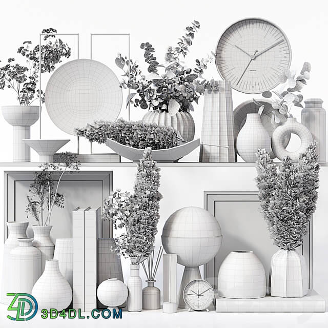 Decorative Set 084 3D Models