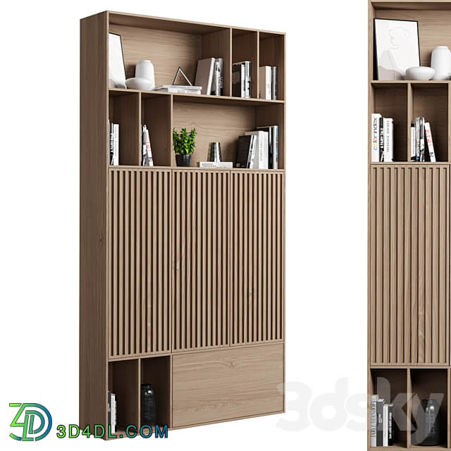 Rack and Bookcase 019 3D Models