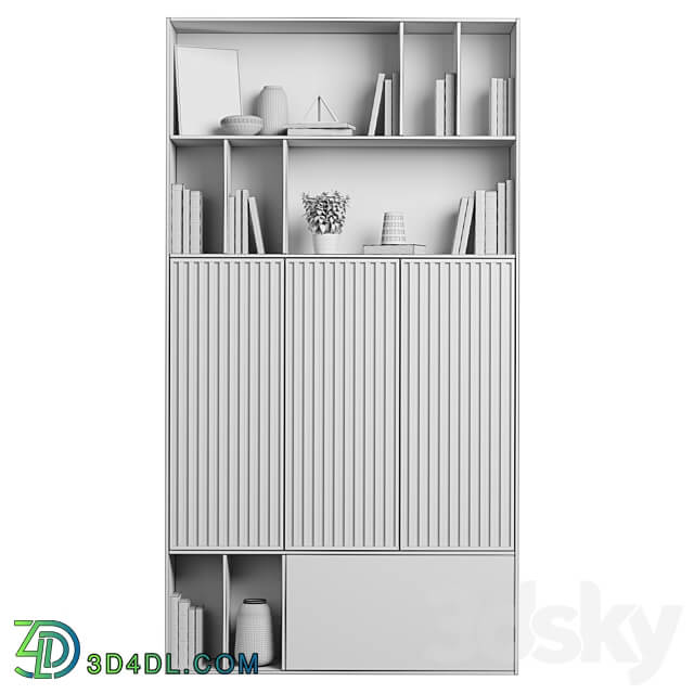 Rack and Bookcase 019 3D Models