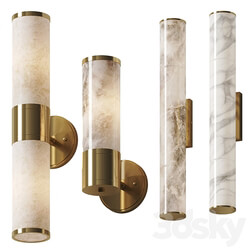 Lampatron Marble and Prisca Wall Lamps Set 3D Models 