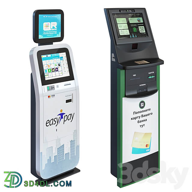 Easy pay terminal Miscellaneous 3D Models