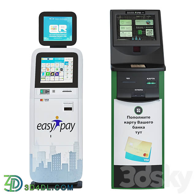 Easy pay terminal Miscellaneous 3D Models