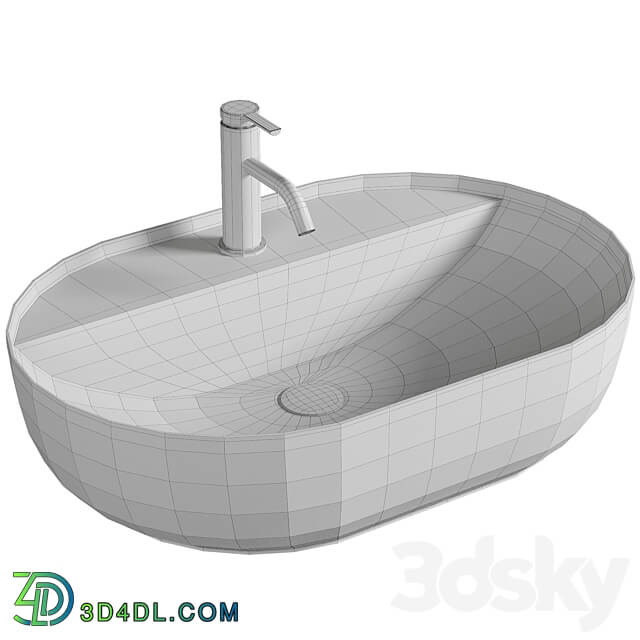 Sink Duravit Luv 0380600000 60cm 3D Models