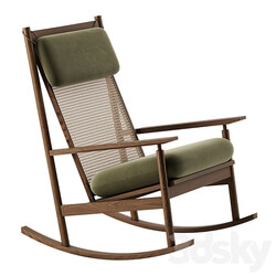 Swing rocking chair by Warm Nordic 3D Models 