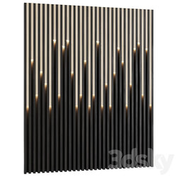 Decorative Wall panel 076 3D Models 