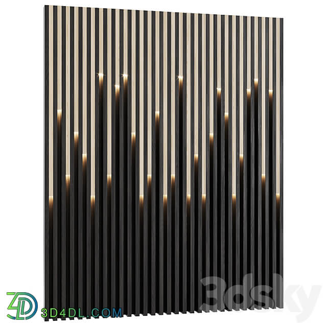 Decorative Wall panel 076 3D Models