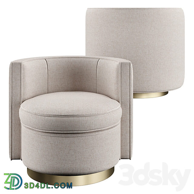 Swivel Chair Amanda 3D Models