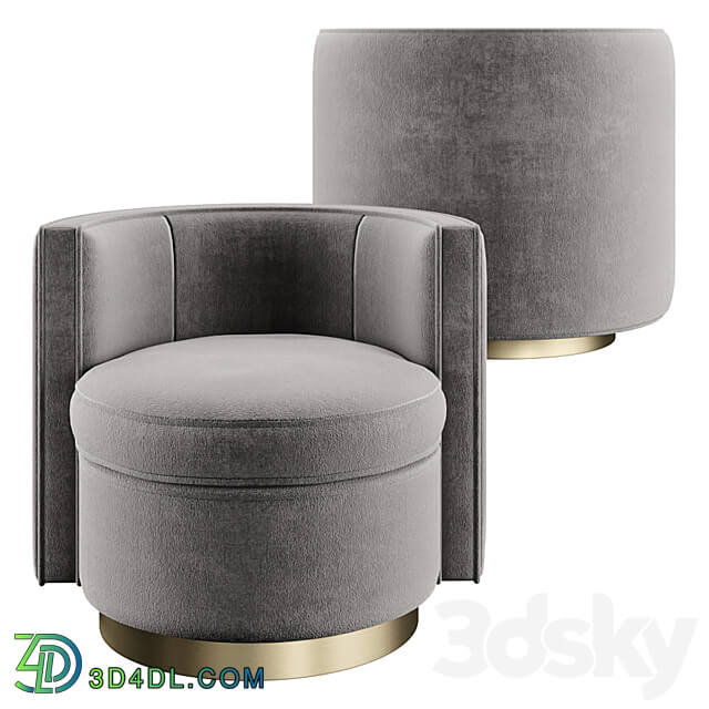 Swivel Chair Amanda 3D Models