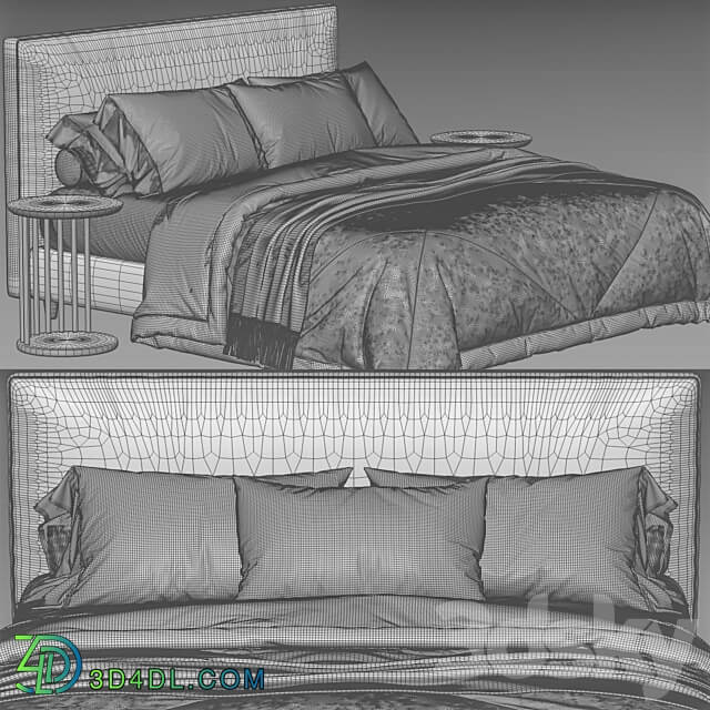 Ikea Dunvik Bed Bed 3D Models