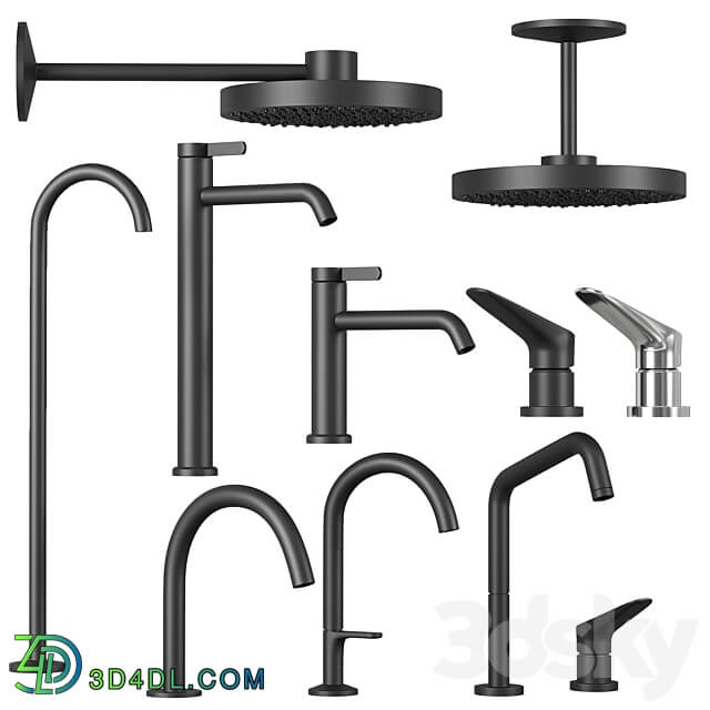 Axor faucets and showers set 1 3D Models