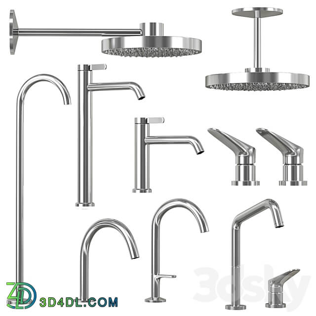 Axor faucets and showers set 1 3D Models