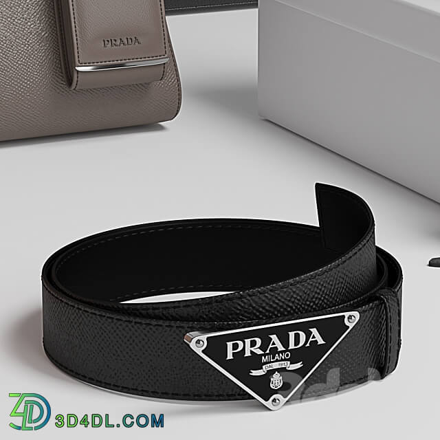 Bag set 8. Prada collection 1 Other decorative objects 3D Models