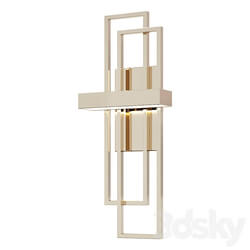 Modern Balance Beams LED Wall Sconce 3D Models 