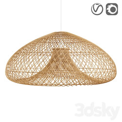 Rattan lamp Titou Pendant light 3D Models 