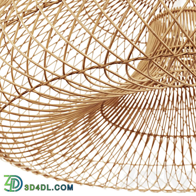 Rattan lamp Titou Pendant light 3D Models