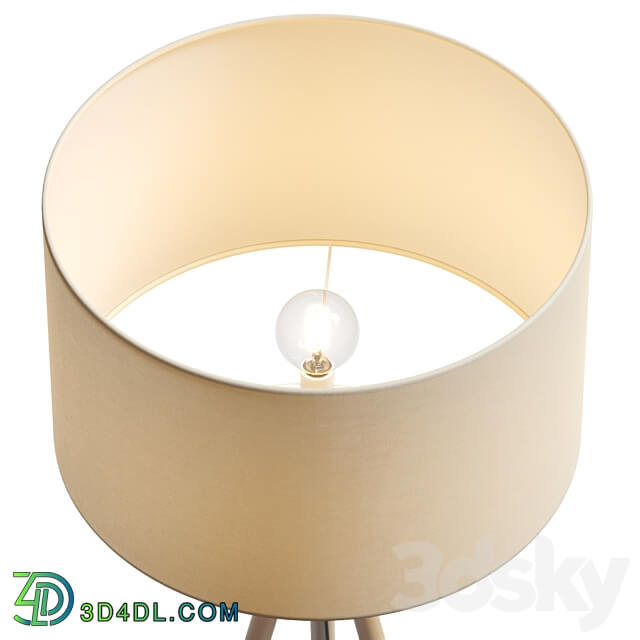 Zuiver Bamboo Fan Floor Lamp 3D Models