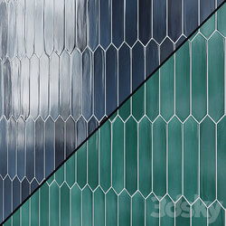 EQUIPE LANSE matt ceramic wall tiles 5x25 cm Arrow 