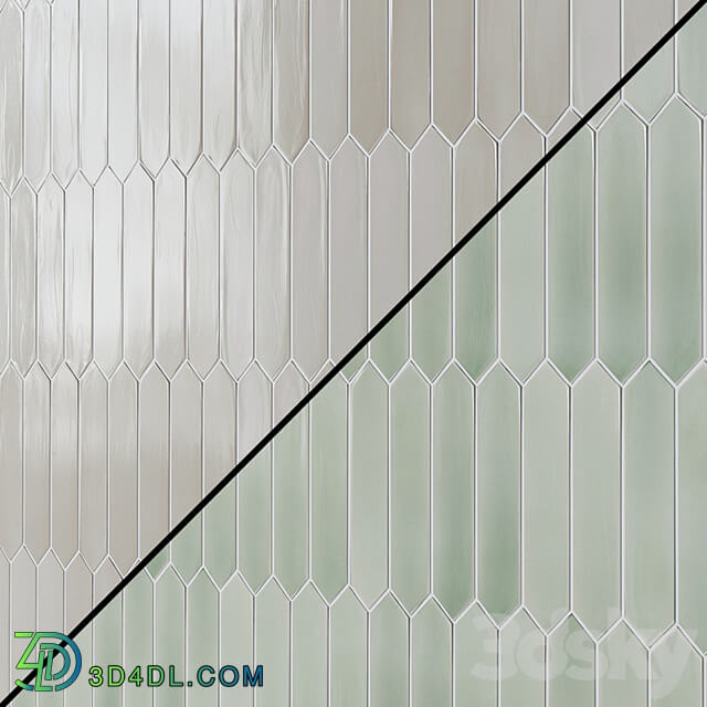EQUIPE LANSE matt ceramic wall tiles 5x25 cm Arrow