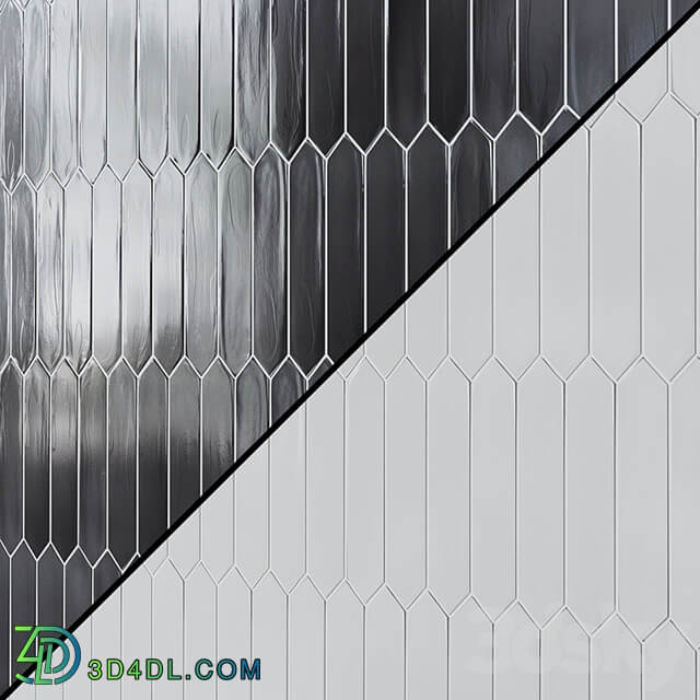 EQUIPE LANSE matt ceramic wall tiles 5x25 cm Arrow