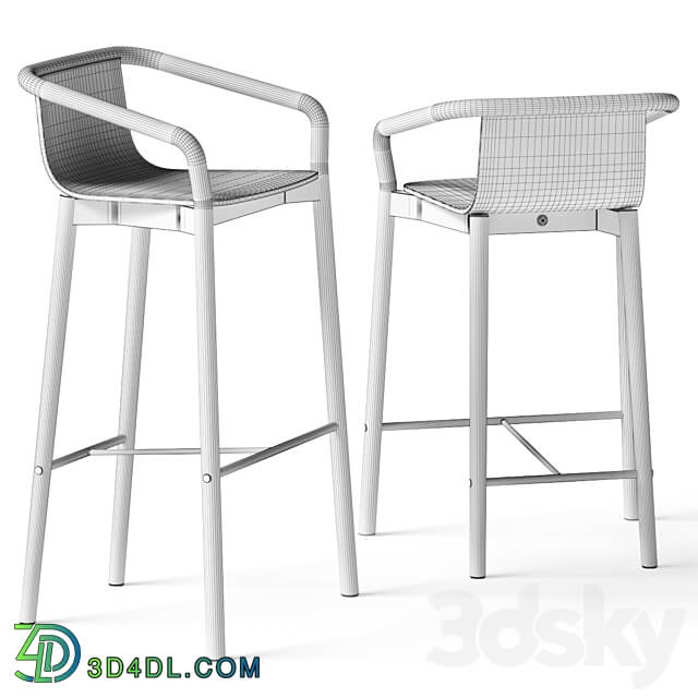 SP01 Thomas Bar Chairs 3D Models