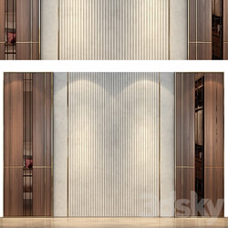 wall panels set 55 3D Models 