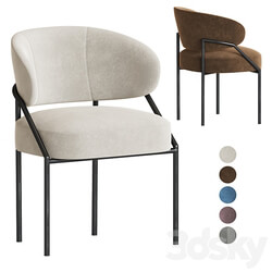 Isetta Dining Chair Meridiani 3D Models 