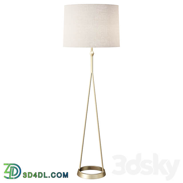 Floor Lamp A Line Floor Lamp 3D Models