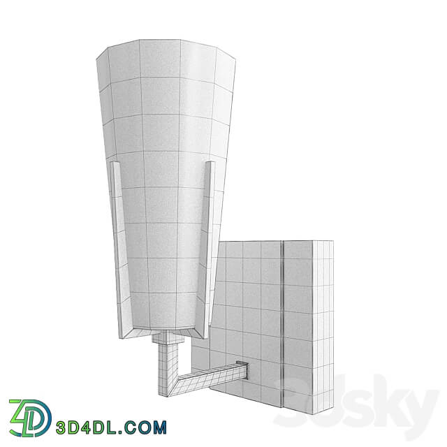 UPTON BATH WALL LIGHT 3D Models