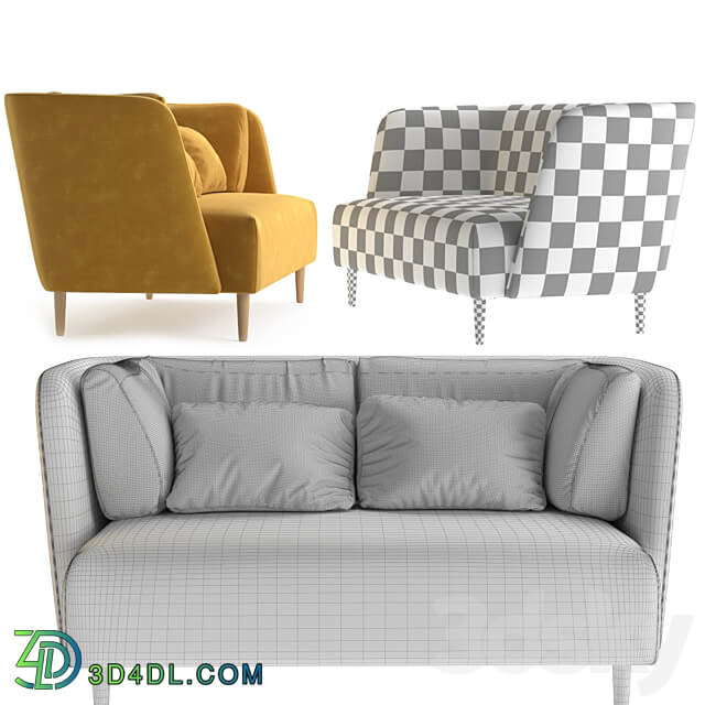 Arubi sofa 3D Models